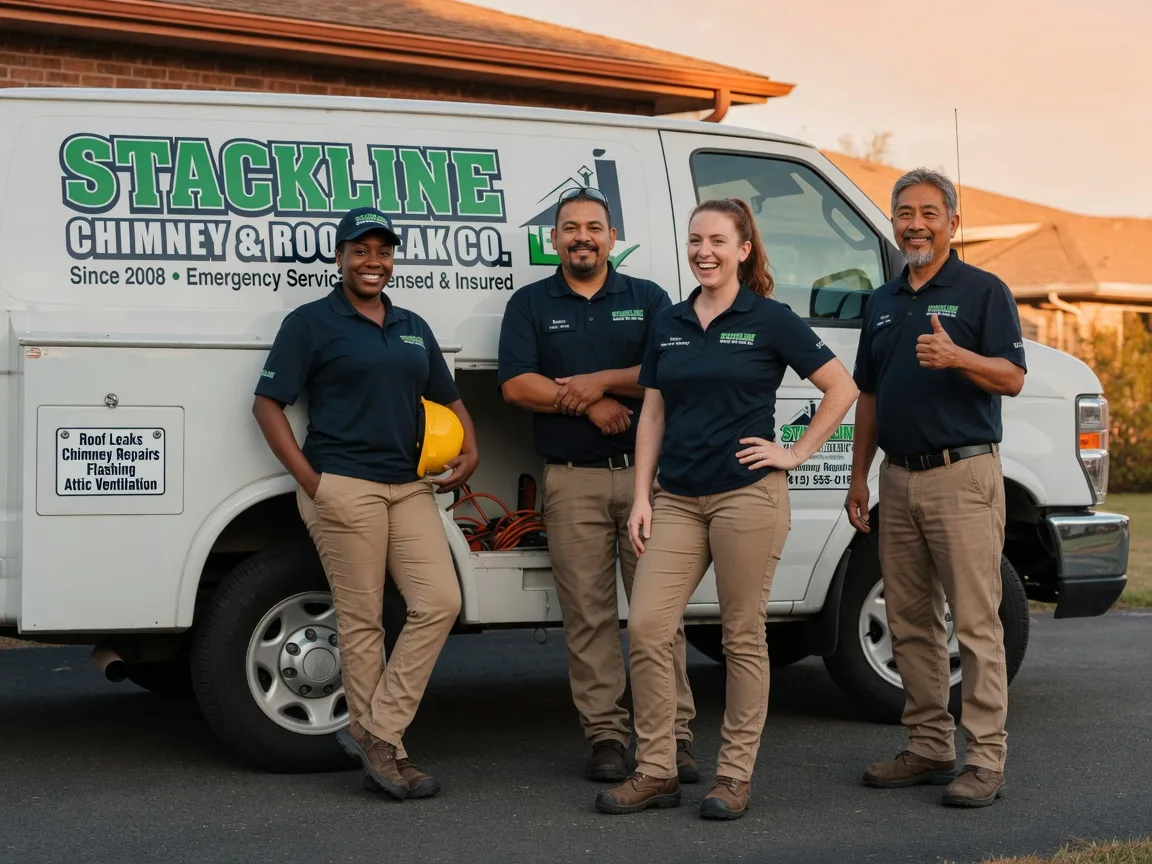 Chimney flashing repair company in Nebo, NC